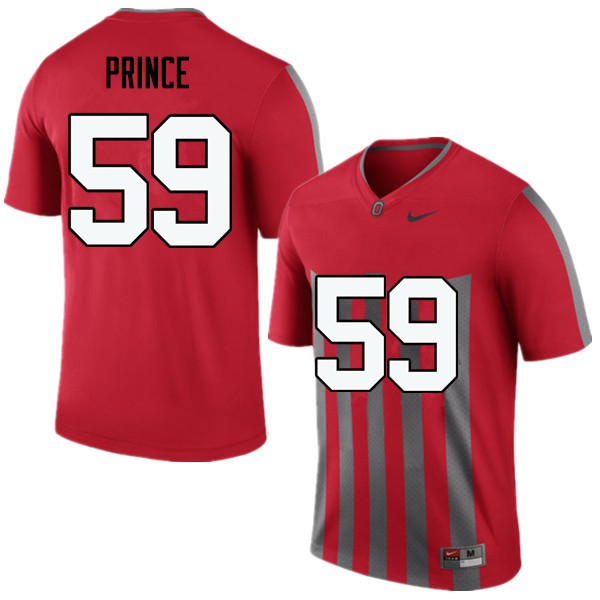 Ohio State Buckeyes #59 Isaiah Prince Men College Jersey Throwback